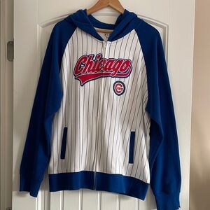 Chicago Cubs Genuine Mlb Era Zippered Hoodie Sweatshirt, Men's Xl